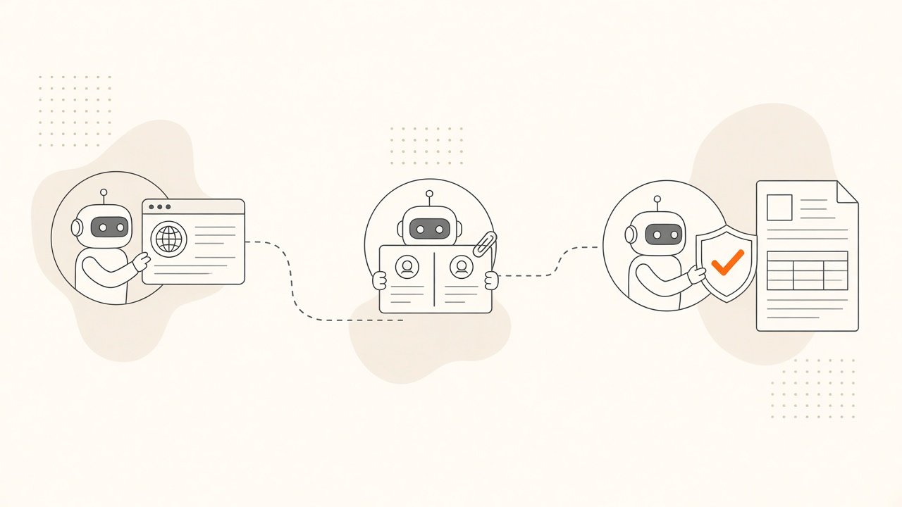 Securing Trust Between Agents in Procurement Workflows